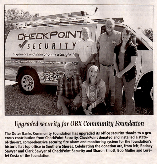 Security Installation OBX Community Foundation