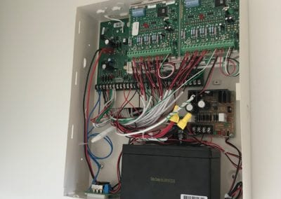 Alarm control panel box